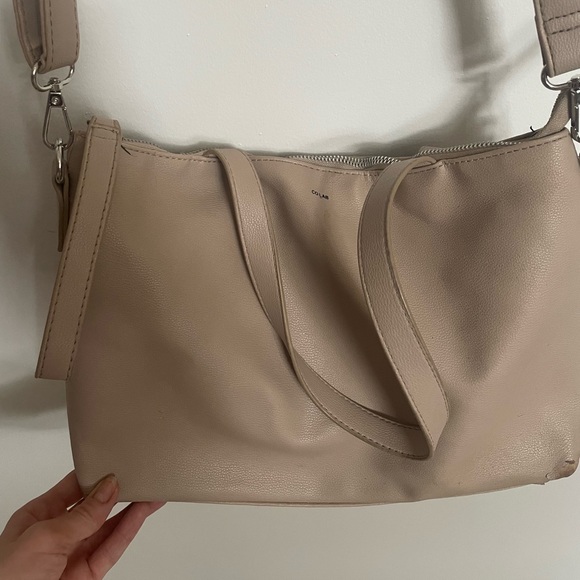 Medium CoLab Vegan Leather Crossbody Bag - Picture 2 of 12